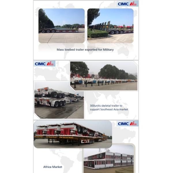 Top Design CIMC HUAJUN Stake Cargo Trailer with Double Box Fence Semi Trailer