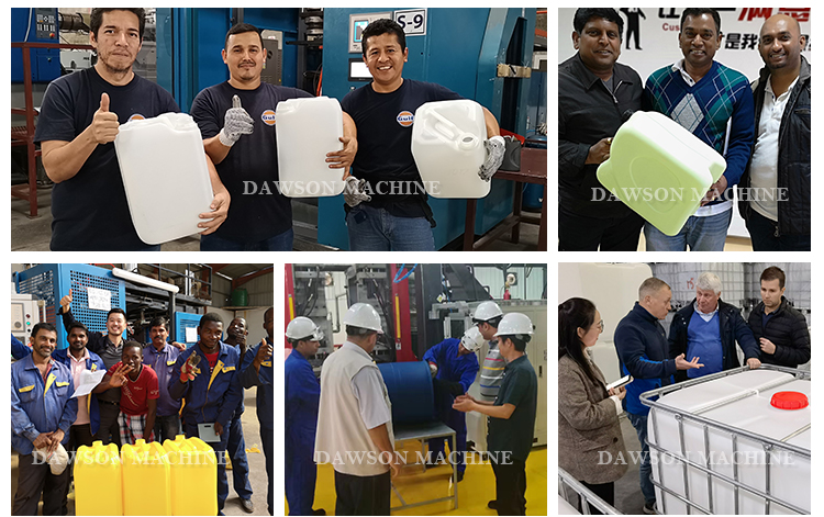 Aluminum with beryllium copper mold material 5L 8L 10L plastic bottle blowing machine HDPE machine cycle time 21.6 seconds