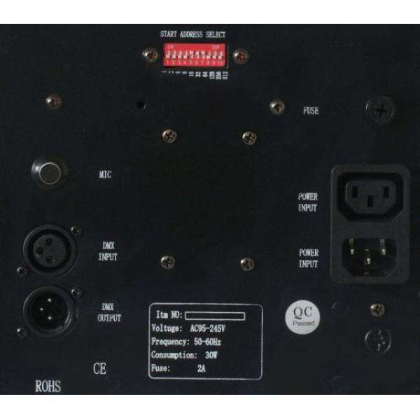 DJ Special Effects Lights 30 Watt RGB Six Eyes LED Disco Light With Bubble Effect