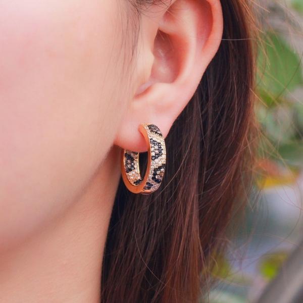 Fashion earring jewelry CZ crystal Beautiful cubic zirconia brass earrings jewelry sets
