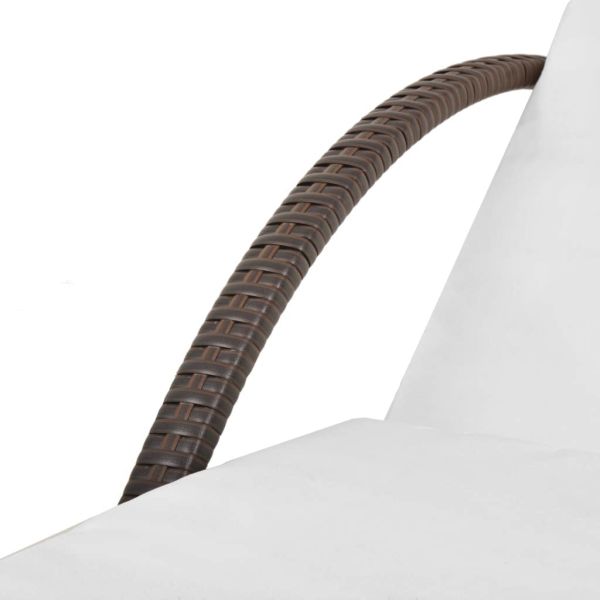 Factory Hot Sale Leisure Rattan Weaving Chaise Lounge Outdoor Furniture Pool Side Sun Lounger Chair