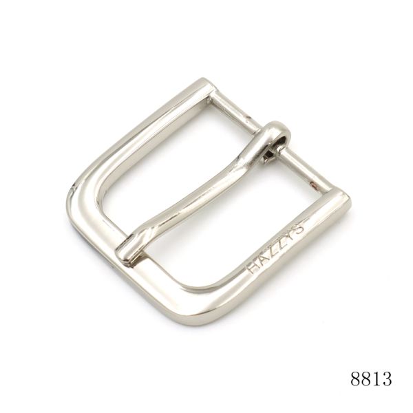 High Quality Custom Logo Engraved Pin Buckle Bar Buckle For Handbags Hardware Accessories