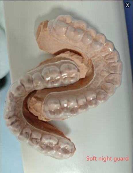Custom-fit Medical-grade Thermoplastic Occlusal Splint Night Guard Prevents TMJ Disorders