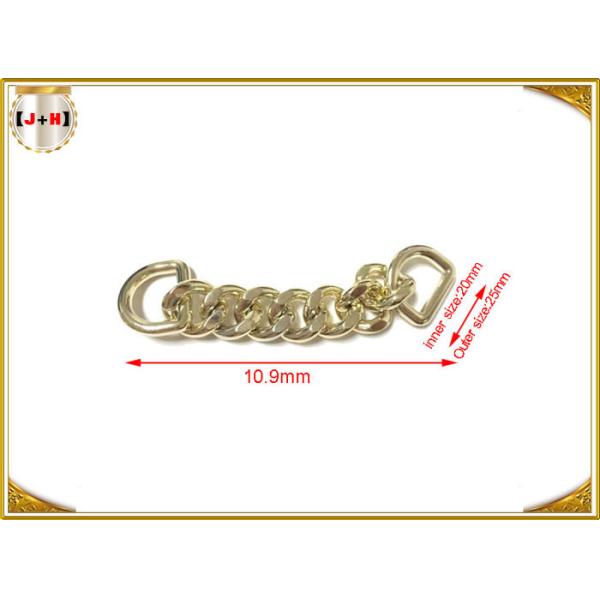 Кольцо металла d золота сплава цинка с цепью, изготовленным на заказ оборудованием сумки 