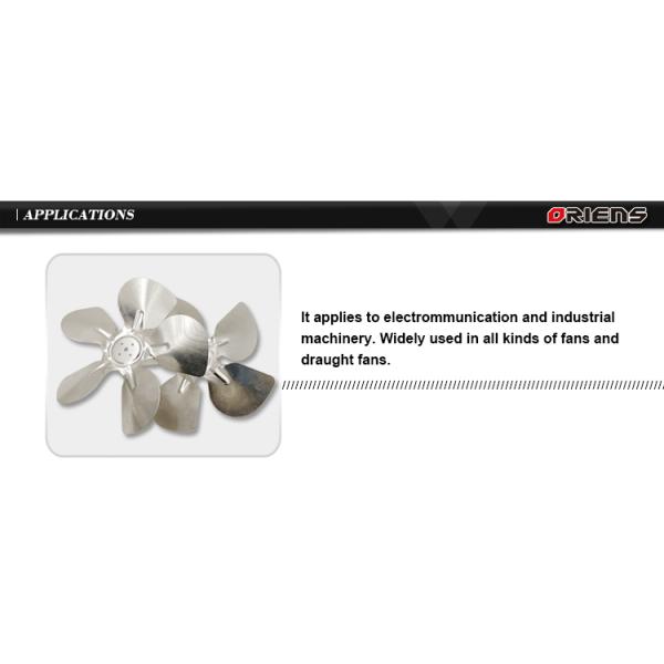 Assemblage de moteur personnalisé, lame de ventilateur en aluminium à aile d'air