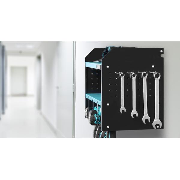 Cordless Drill Tool Holder Wall Mounted Pegboard Storage Rack for Workshop Garage