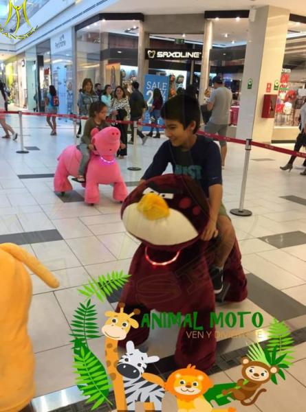 Hansel  non coin operated plush motorized animals moving pony  riding horse toy