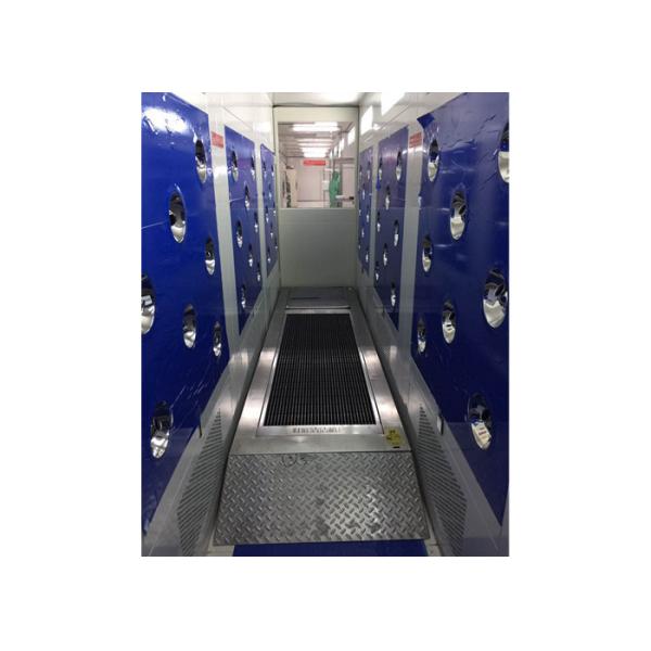 100W Clean Room Equipments / Automatic Shoe Cleaning Machine For Air Shower