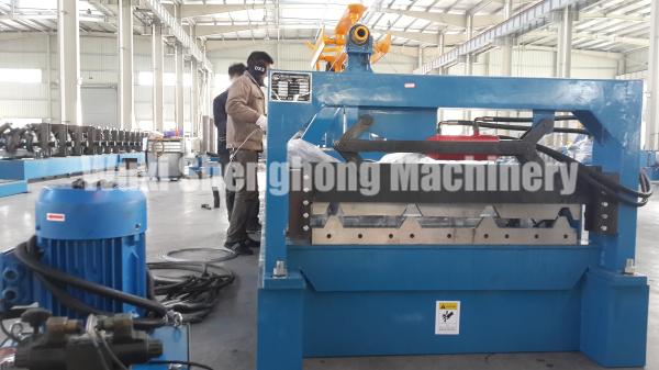 Pressure Floor Deck Roll Forming Machine Automatic For Making Floor Boards