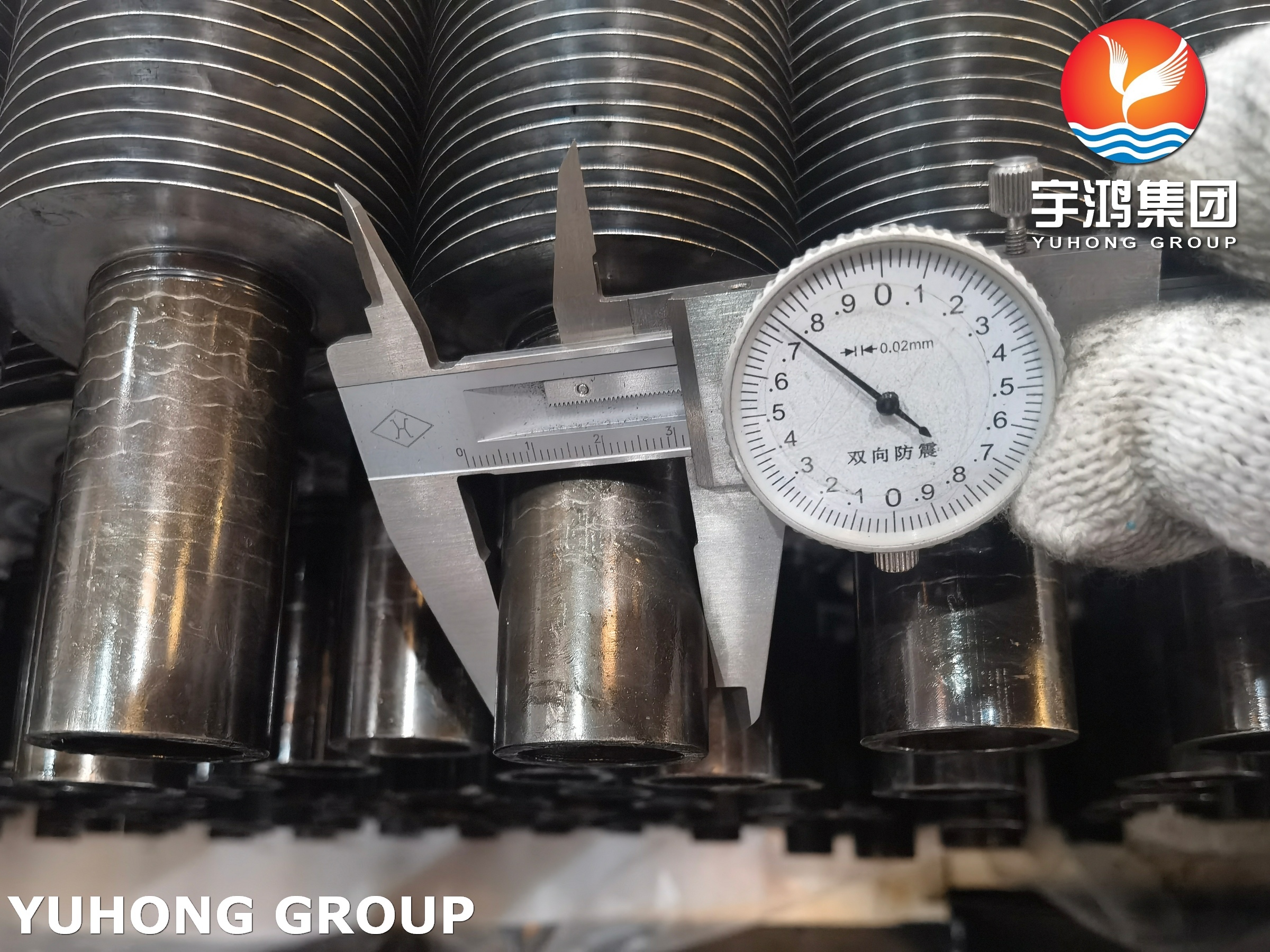 ASME SA179 Embedded G Fin Tube with Al1100 Fins For Power Plant Air Preheaters