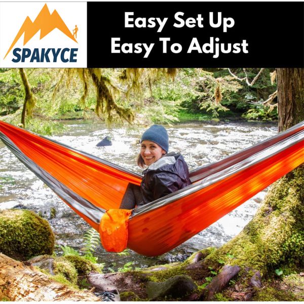 SPAKYCE Parachute Hammocks/camping Hammock New 2022 High Quality Portable Nylon Fabric Hammock 