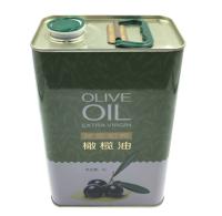 Waterproof 2L Rectangular Olive Oil Tin Cans CMYK Printing