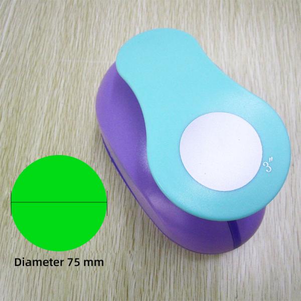 Punch à trous ronds colorés de 8 à 75 mm DIY Mini artisanal Punch à fleurs en papier pour enfants