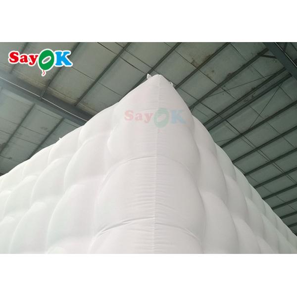 Настроенная надувная палатка LED Оксфордская надувная кубическая палатка Квадратный праздничный центр Маркиз для выставки