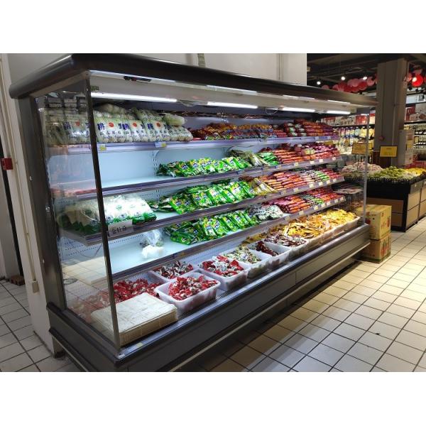 トマトおよびココナッツ高性能のための60Hz Multideckの開いた冷却装置