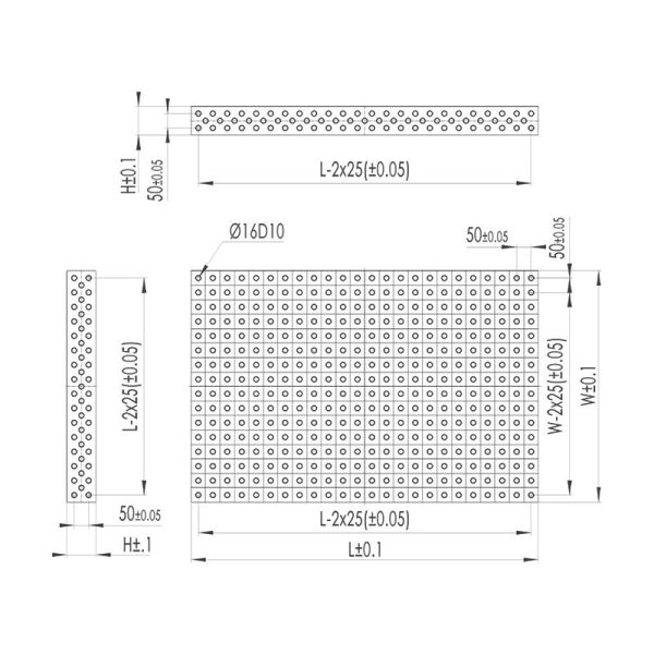 3D Precision Welding Tables Fixture D16 Steel Welding Table For Precise Flexible