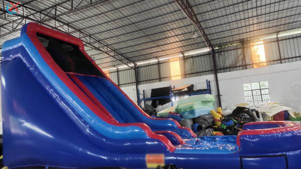 Commercial Grade Water Slide Huge Inflatable Water Slide Inflatable Pool Slide For Adults