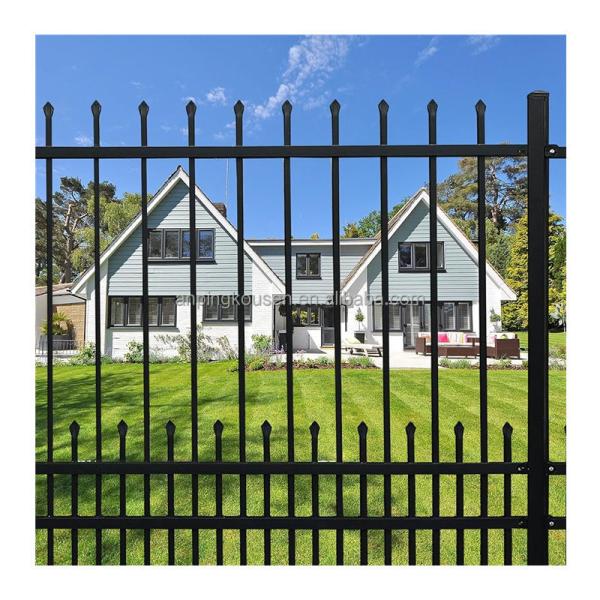 Áustria Mercado Principal Cercas de jardim com 50x50mm tamanho de trilho fabricado