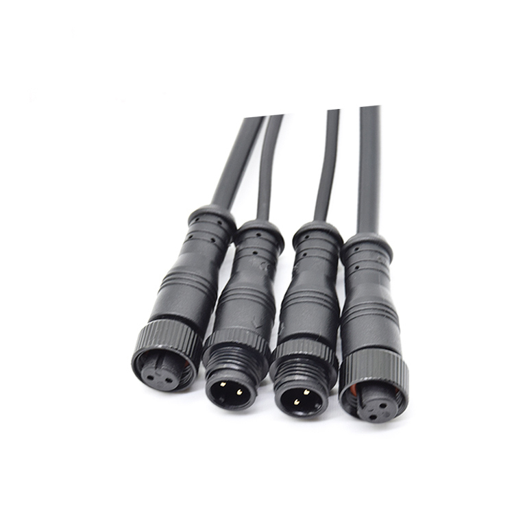 Waterproof Plug M12 Factory OEM High Quality 2P 3P 4P 6P 7P Assembly Cable M12