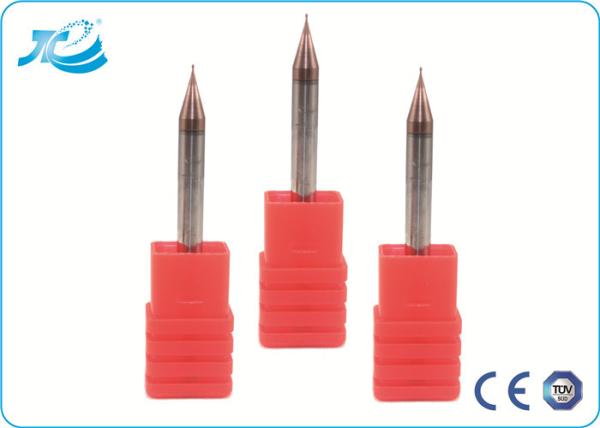 Micro Grain Carbide CNC Milling Tools  , Micro Diameter Tapered Ball End Mills