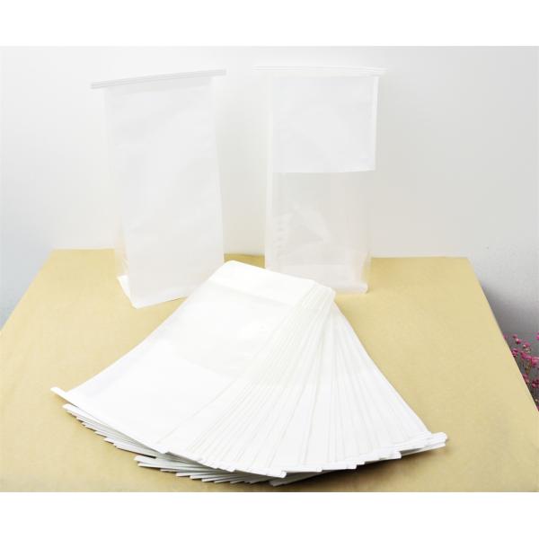OEM ODM 50g Natural White Paper Bread Packaging Bags Moisture Proof