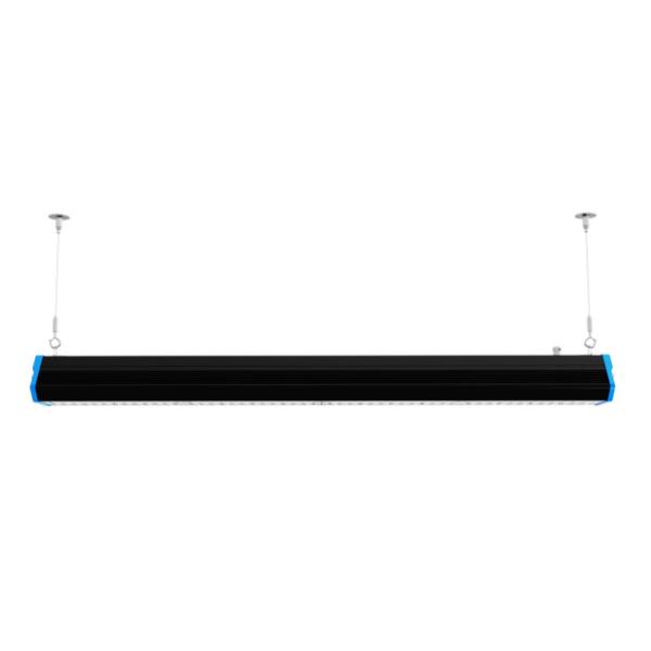 DUALRAYS HB6 3ft 150W IP65 140LPW Aluminium LED Linear Highbay for Warehouse Aisle with PIR Sensor with daylight threshold| Microwave Sensor with daylight threshold or daylight harvesting| Emergency