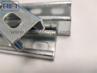 41x41mm 41x21mm Unistrut em ranhuras C Strut Channel Hot Dip aço galvanizado de carbono