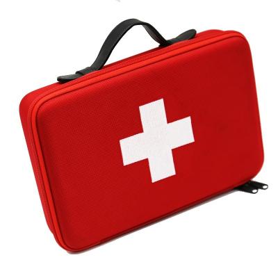 EVA First Aid Case vermelha com logotipo levando do punho e do bordado do plutônio