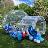 Tienda de burbujas inflables Igloo transparente Tienda de cúpula de PVC comercial Casa de burbujas inflables para niños