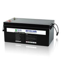 Bateria recarregável de 12V 300Ah LiFePO4, bateria de lítio solar renovável