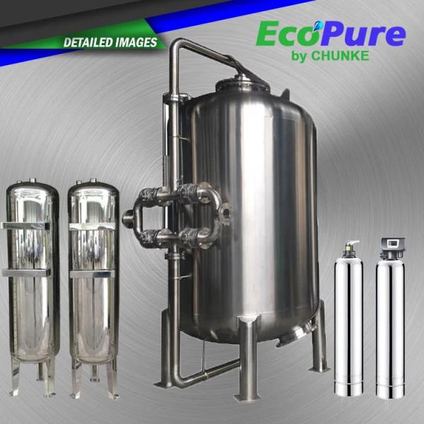 Фильтр Vessle корпуса фильтра углерода/песка для оборудования Pretreatment системы RO