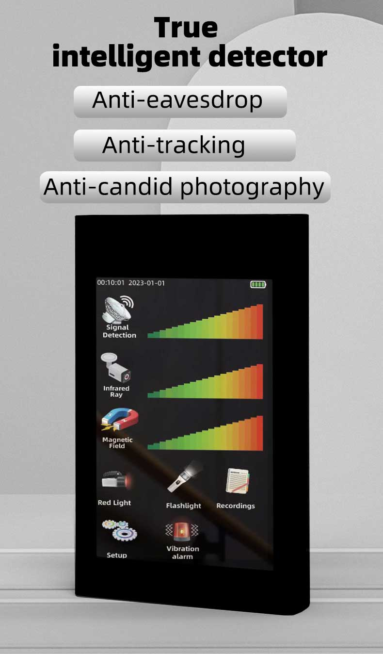 Portable Touch Car GPS WiFi Camera Mobile Phone Signal Tracking Scanner Detector