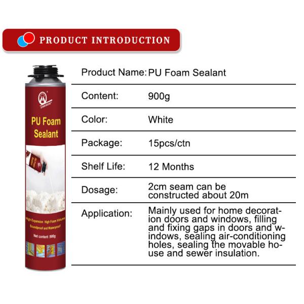 Mixture MF High Grade Economical Fixing OEM Fireproof Polyurethane Spray Foam Waterproof Expanding Mounting PU Foam Spray