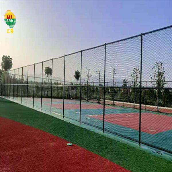 9 Gauge Chain Link Wire Fence With 2Mesh,7ft x 30ft Basketball Field