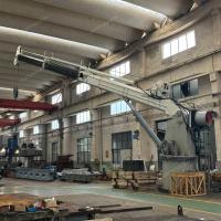 4T 20M Téléscopique Boom Offshore Lift Crane Piédestal monté