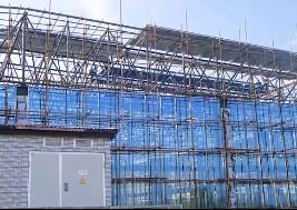 Q345B lightweight Tubular Steel Truss 100*100mm for Stadium roof