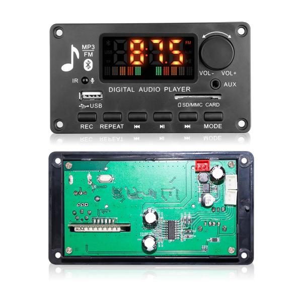 High Power 2x40W BLUETOOTH Module Car Amplifier Motherboard with APE Audio Format Support and 20+ Hours Battery Life