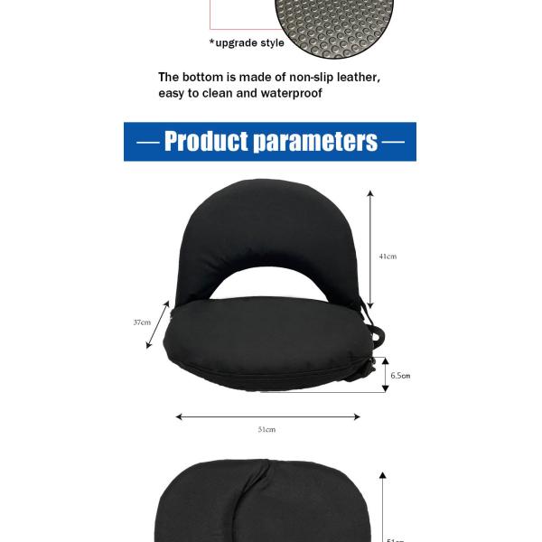 78 x 51 x 6.5cm 600d Оксфорд складывая нагретый стул стадиона стула нагретый Bleacher