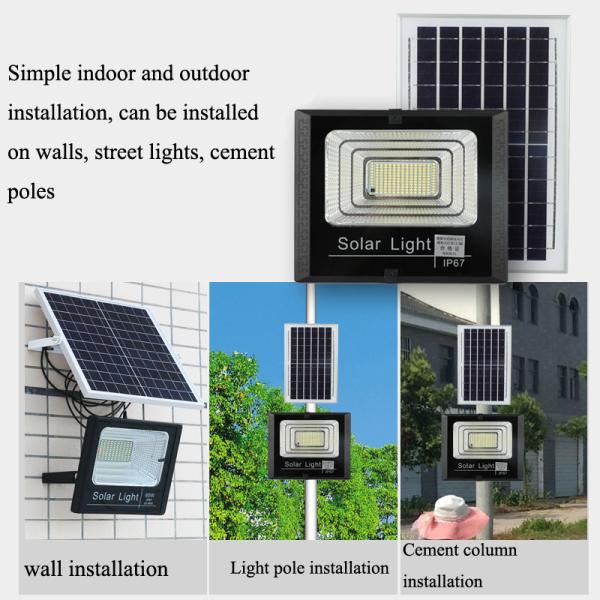 Led parking lot flood Solar Lights Outdoor Lighting Garden IP67 Lights Flood Lights Street Lights