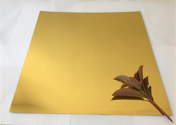 Bright Color Mirror Polished Aluminum Sheet 82% Reflectance Neutral Salt Spray