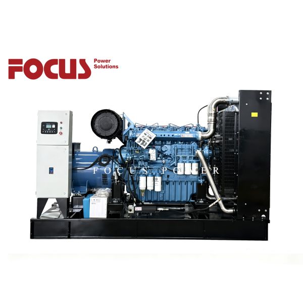 500KW Open Type Water Cooling Power Generator with Weichai 6M33D633E200 Engine for Industrial Use