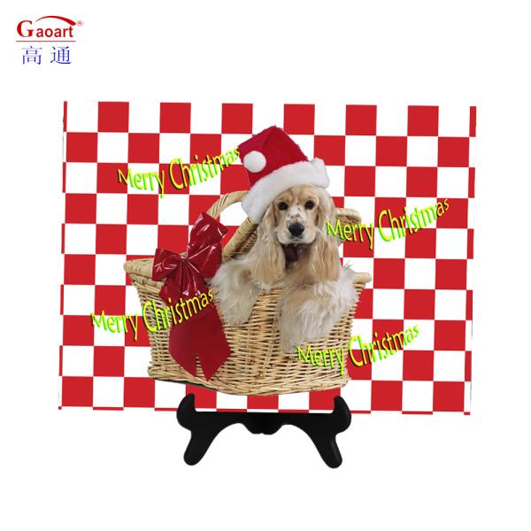 Tabla de corte de cocina redonda cuadrada con vidrio templado en blanco y recubierto por sublimación