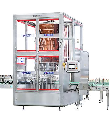 8 10 12 Cabeças Máquina automática de tampão bomba rotativa 6000BPH