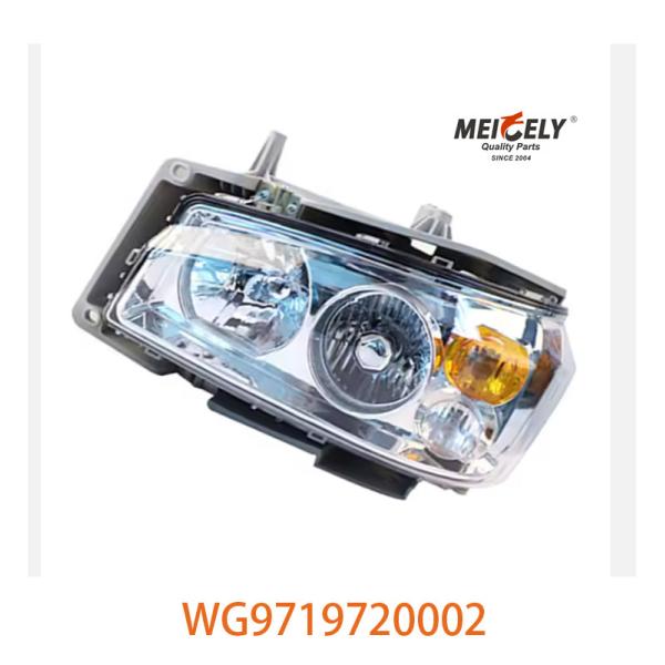 Front Head Lamp Assembly Right WG9719720002 For SINOTRUK HOWO WG9719720001