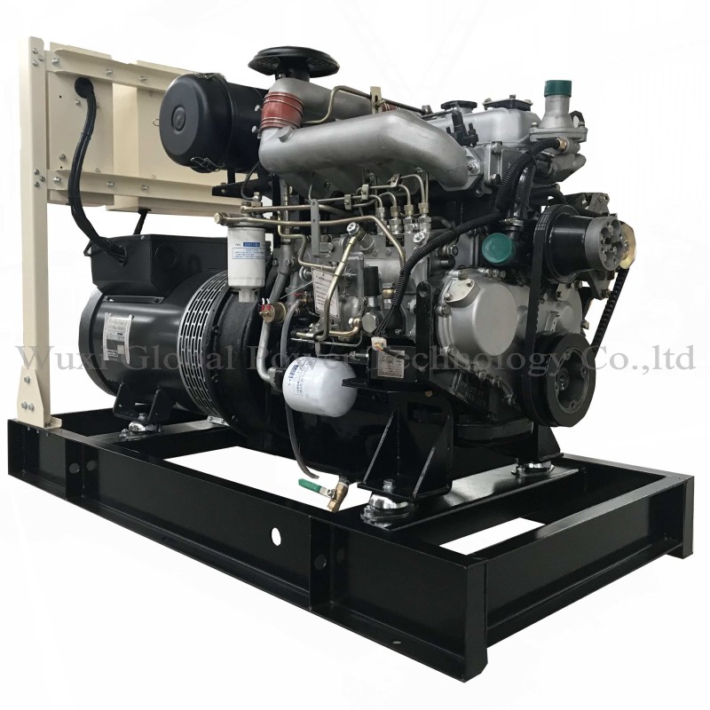 Electronic KOFO Open Generator Set Sea Water Cooling Brushless With 3 Phase 4 Wires