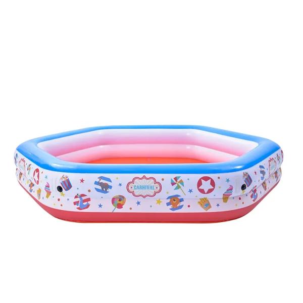 Not Coated Sail Finishing Children Inflatable Circus Tent Pool for Full-Sized Family
