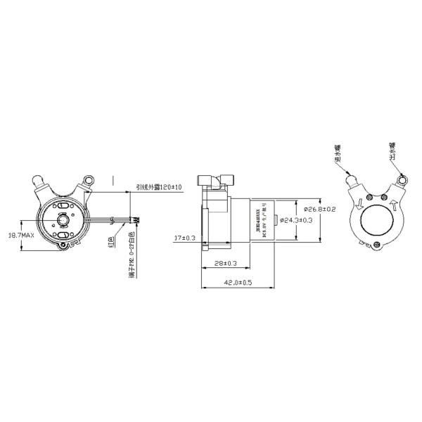 310 водяная помпа DC перистальтического насоса микро- 6V 12V 24V мотора для распределителя мыла руки