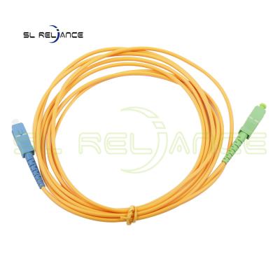 Ligações em ponte internas simples da fibra do Sc da manutenção programada do cabo de remendo da fibra ótica de SC/APC-SC/UPC FTTB