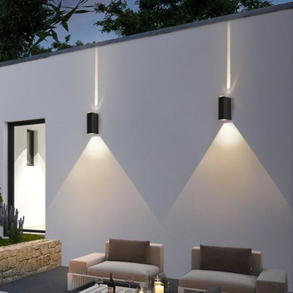 6W LED double-headed outdoor wall lights waterproof up and down lighting corridor balcony staircase courtyard wall