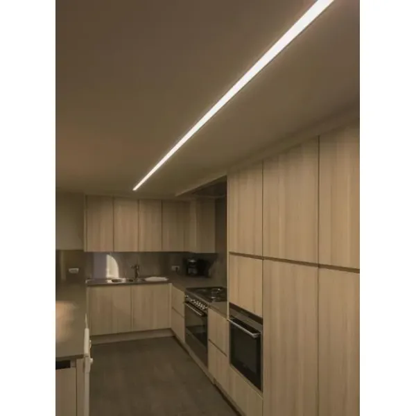 117*35mm Size Recessed LED Profile in 6063 T3-T8 Aluminum Alloy for Recessed Mounted Ceiling Lighting